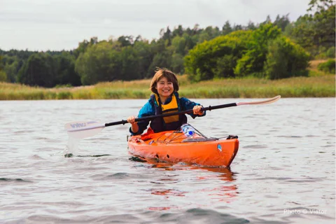 From Vaxholm: Archipelago Family-Friendly Private Kayaking Tour