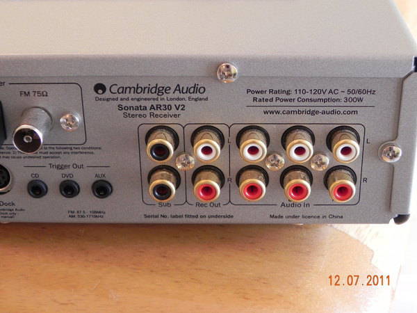 Cambridge Audio Sonata AR30 excellent condition, low hours