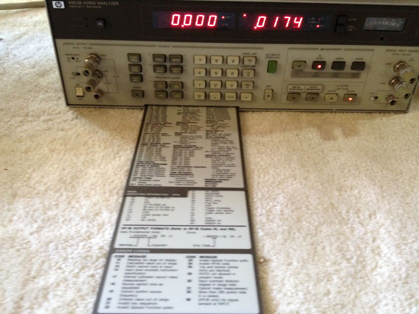 Hewlett Packard 8903B Audio Analyzer ,Test Bench Sale!
