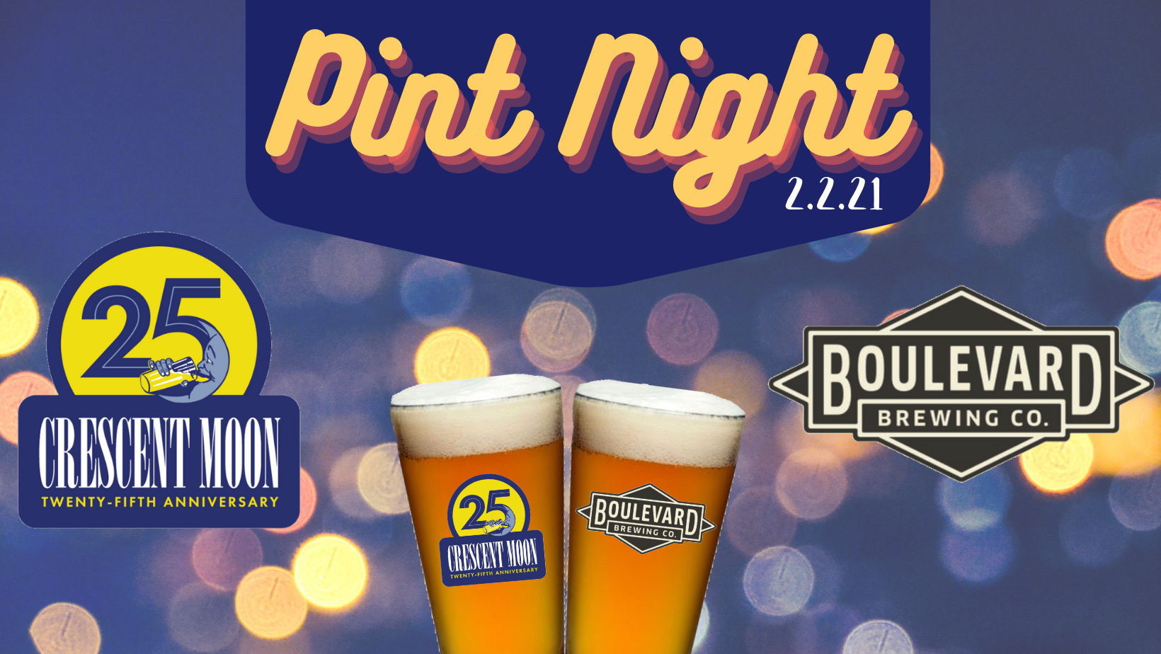 Pint Night with Boulevard - Crescent Moon's 25th Anniversary promotional image