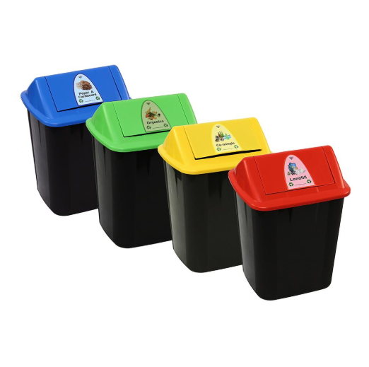32L Waste Separation Bin for Paper/Card