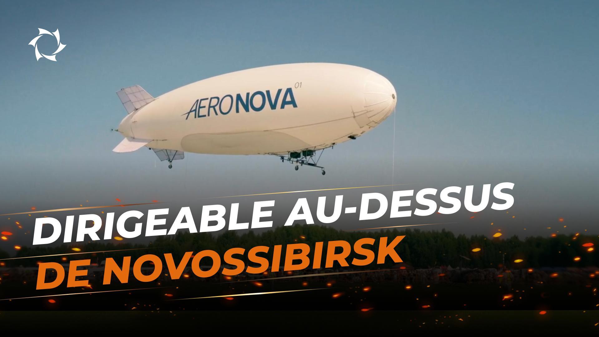 Le dirigeable sans pilote NOVA-01 a effectué une démonstration lors d'un important meeting aérien