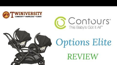 Options elite double stroller reviews best sale
