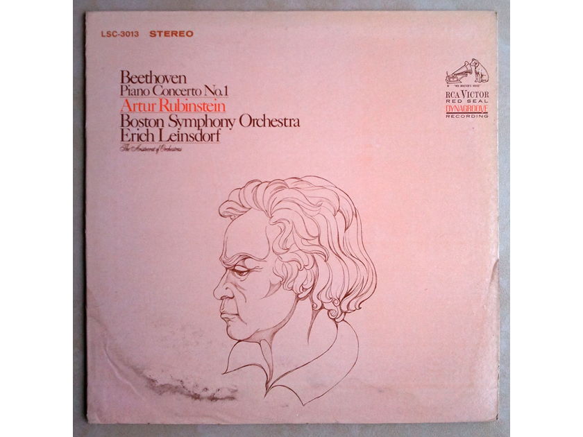 RCA White Dog | RUBINSTEIN/LEINSDORF/BEETHOVEN - Piano Concerto No. 1 / EX