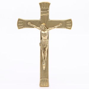 Brass Crucifix (19cm)