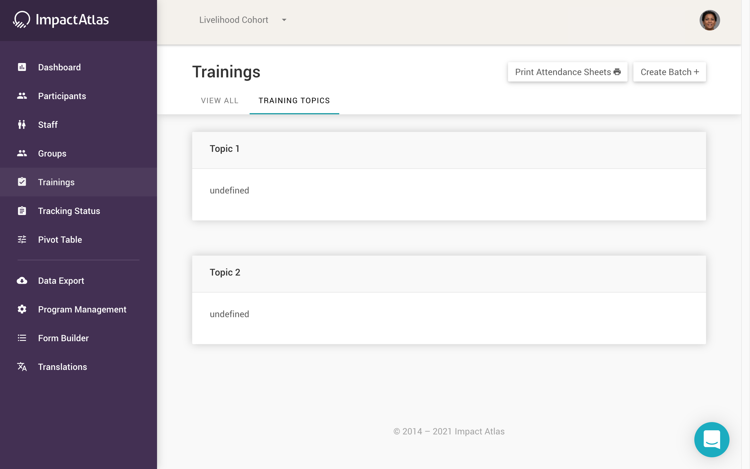 How to Create a New Training Topic