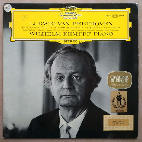 DGG/Wilhelm Kempff/Beethoven - Sonatas Pathetique, Moon...