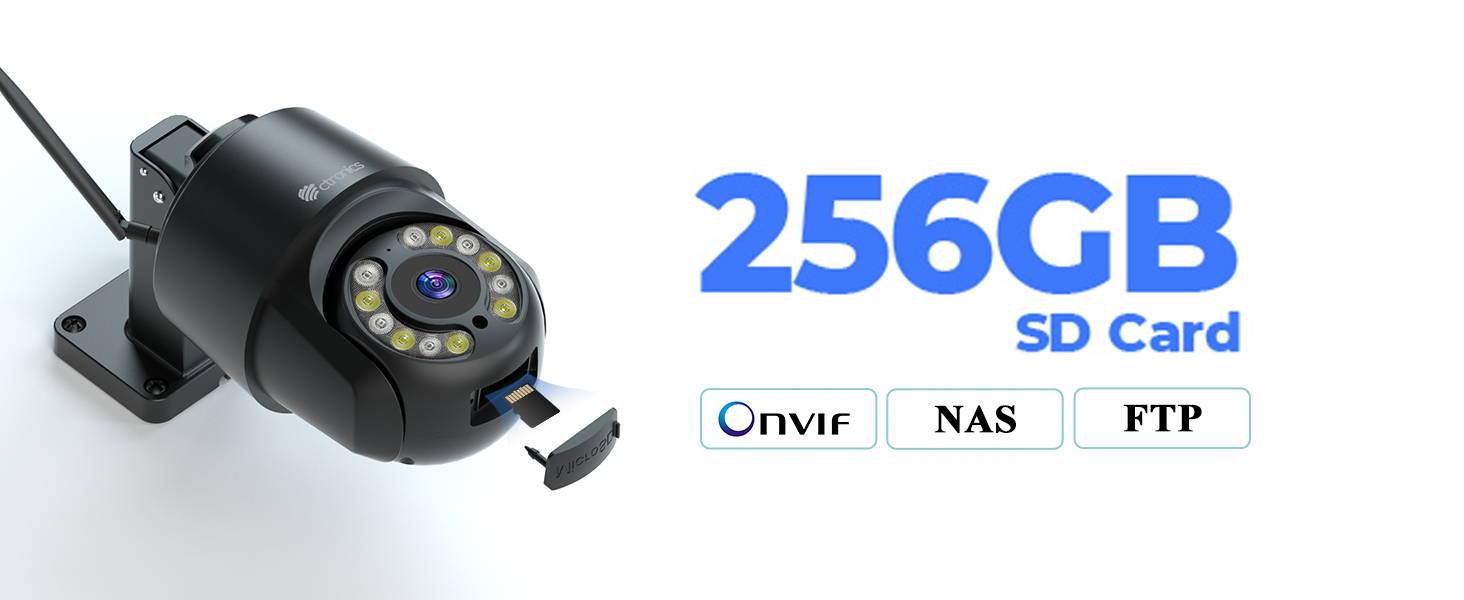 4K・16光学ズーム】Ctronics 防犯カメラ 屋外 800万画素 5GWi-Fi AI