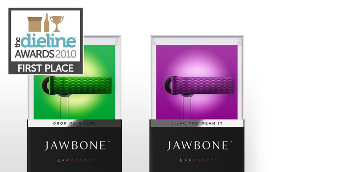The Dieline Awards: First Place – Electronics, Technology, Movies, CDs – Jawbone Prime Earcandy