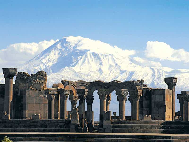 History of Armenia: Zvartnots temple, Etchmiadzin and Sardarapat memorial - photo 5