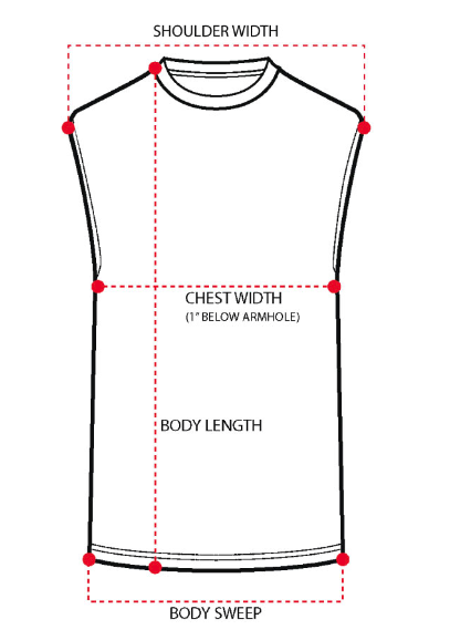 Men's Tops Size Guide – PENSHOPPE