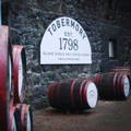 Cours intérieures de la distillerie Tobermory sur l'île de Mull dans les Hébrides intérieures d'Ecosse