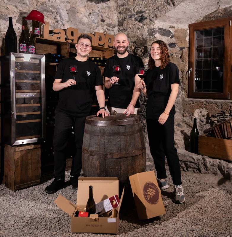 L'équipe de lagrappe.ch lors du shooting photo 2024