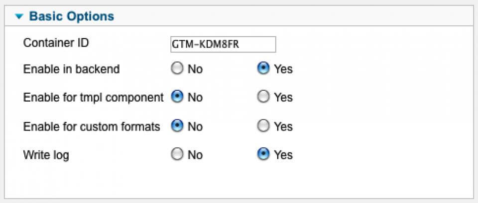 Easy Google Tag Manager - внедрение скрипта в Joomla