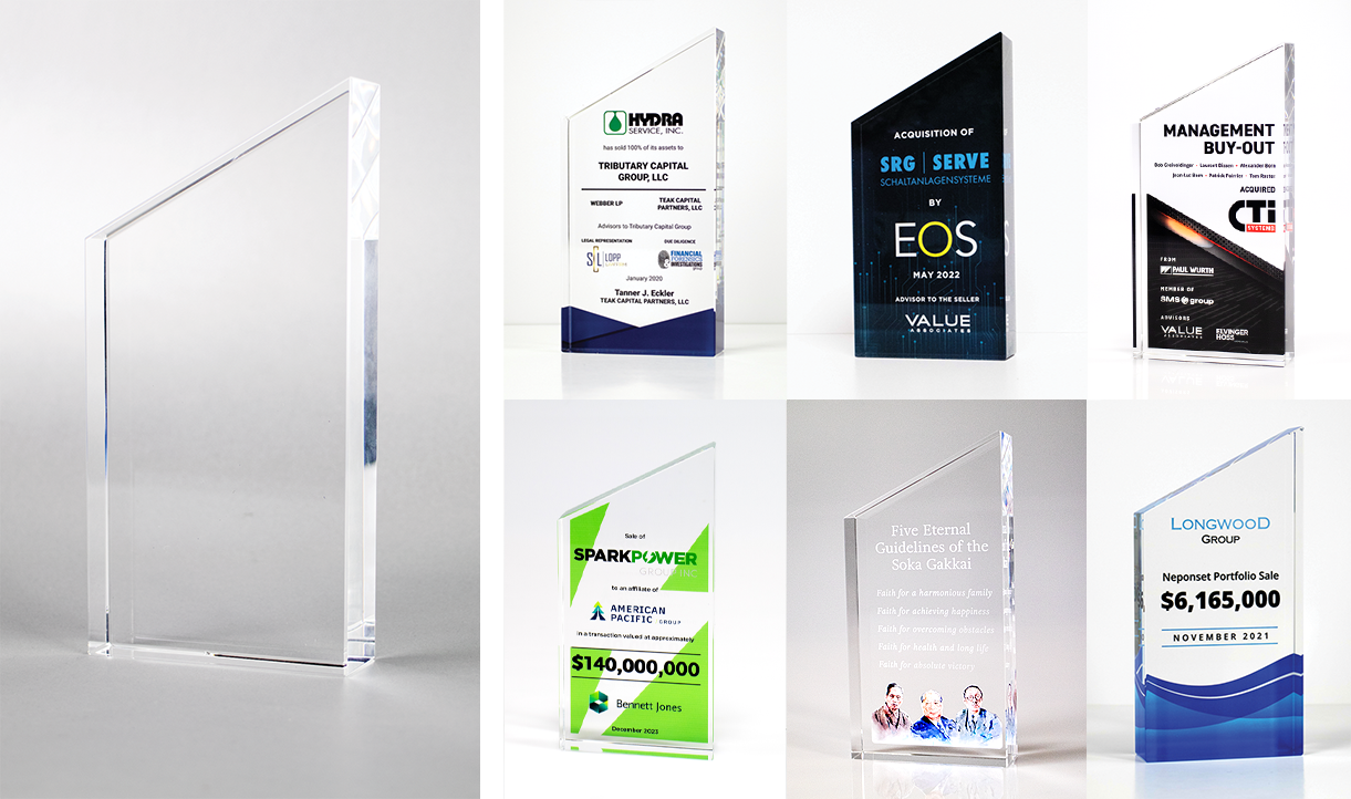 Crystal Manhattan Award - Deal Toy - Easy Order Process