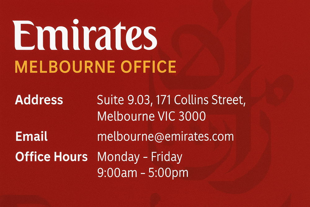 Emirates Melbourne Office, Australia | Premium Services & Contact