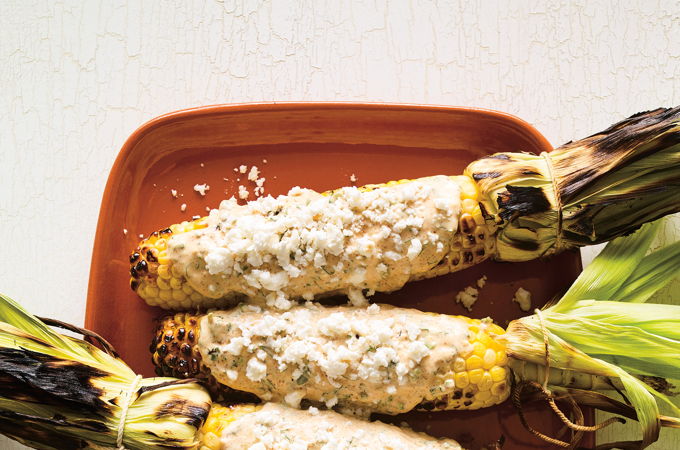 Maïs grillés au barbecue (<i>Elotes a la parrilla</i>)