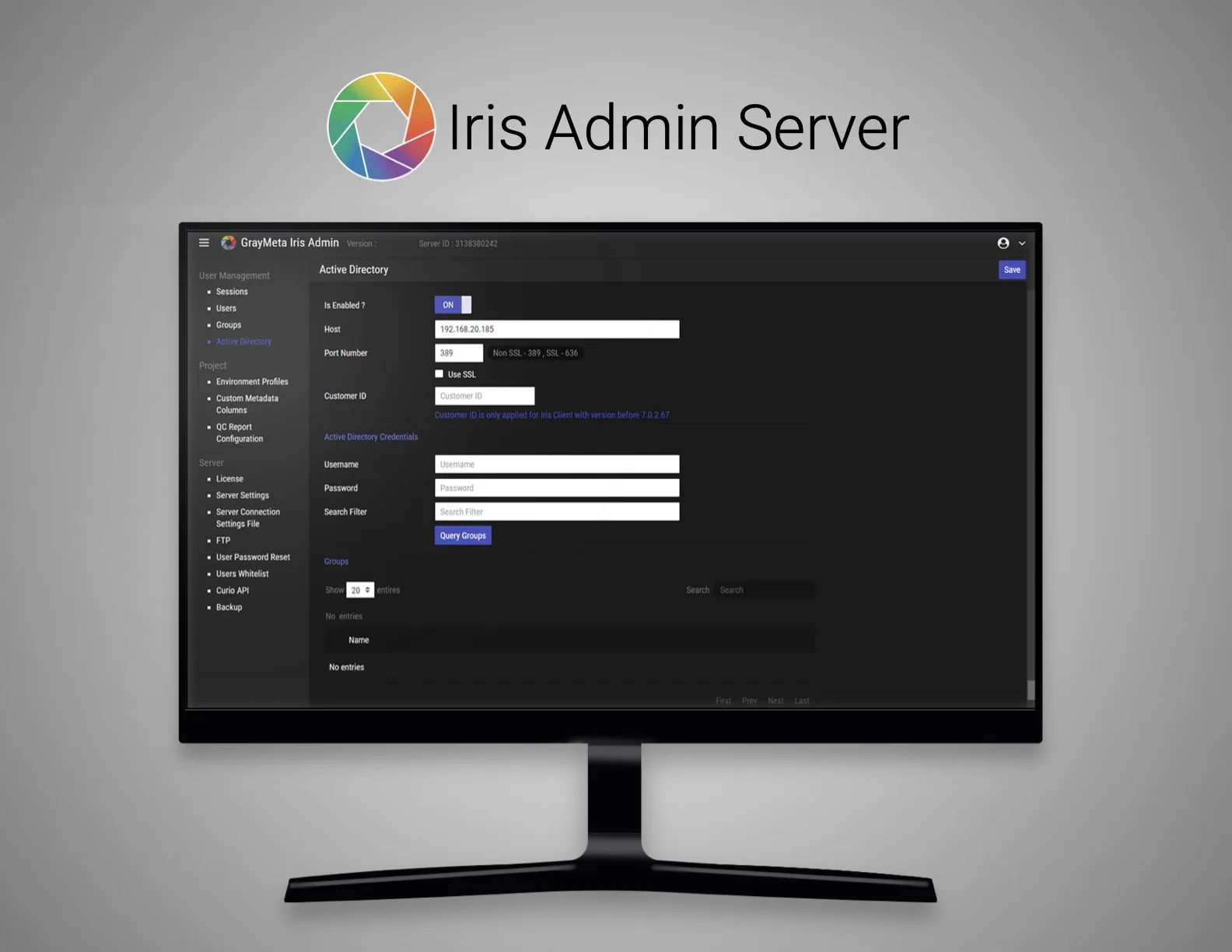 Iris Admin Server