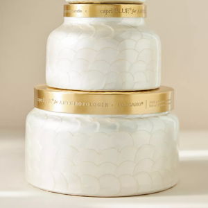 Anthropologie Large [Capri Blue Volcano] Candle