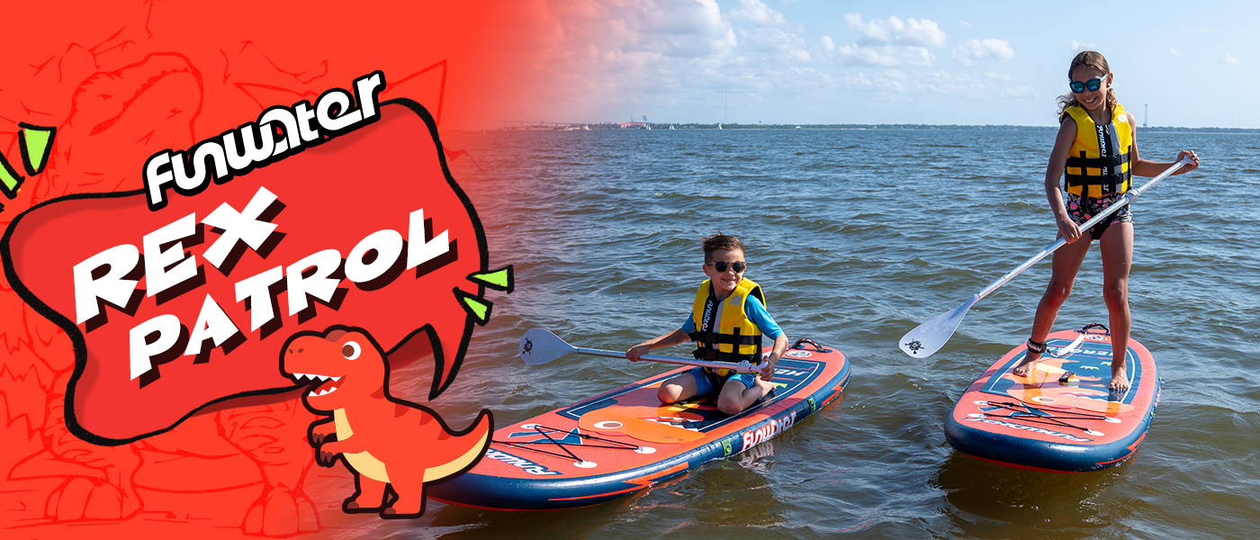 Funwater paddle board rex patrol in Canada
