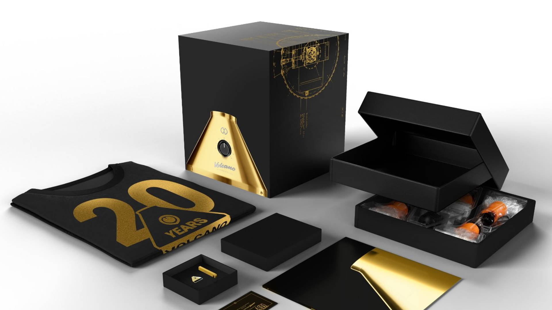 Featured image for The Volcano Vaporizer Turns Twenty, Gets The 24K Gold Treatment