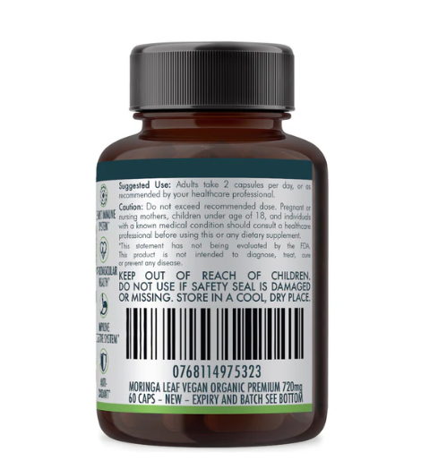 Moringa Leaf Capsules Organic - Image 7