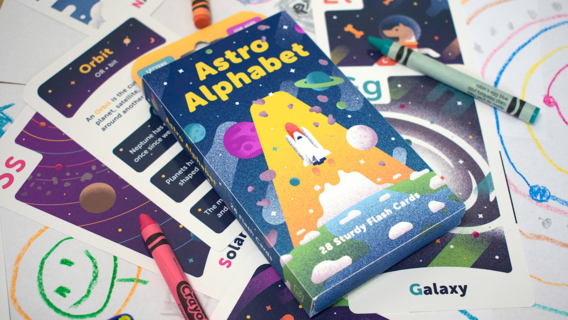 Featured image for Help Your Kids Explore Space With These Adorable Flashcards