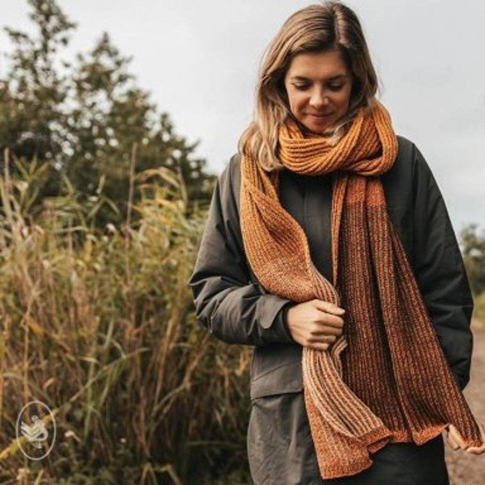 Shinrin-yoku Scarf Knitting Pattern