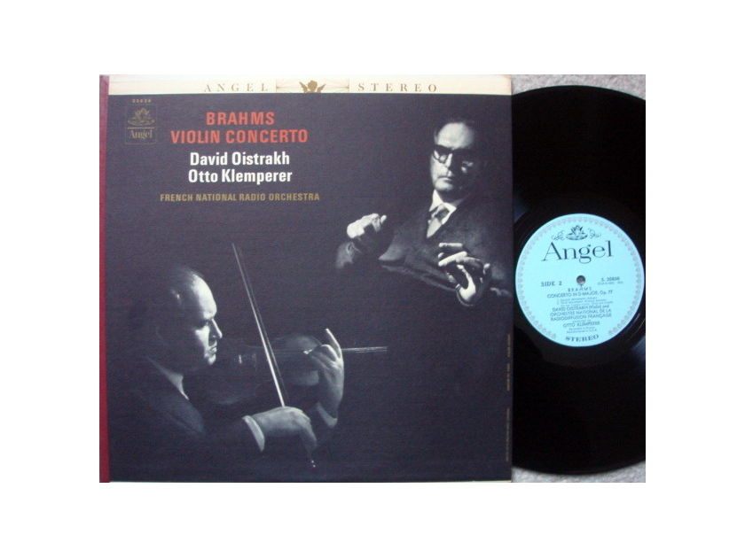 EMI Angel Blue / OISTRAKH/KLEMPERER, - Brahms Violin Concerto, MINT!