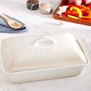 Le Creuset 4qt Stoneware Heritage Covered Rectangular Casserole