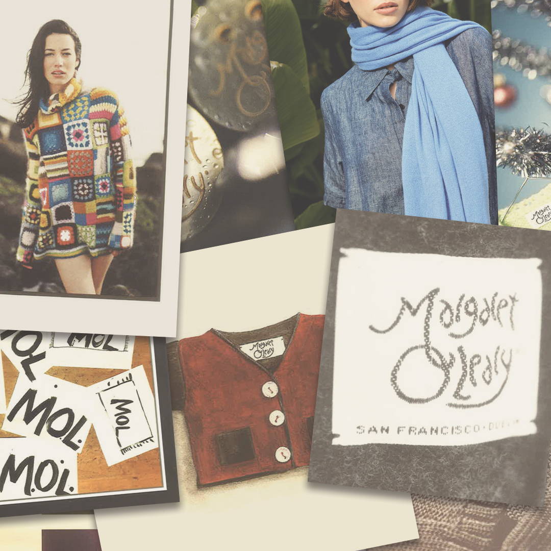 Collage of Margaret O'Leary marketing materials from previous seasons.