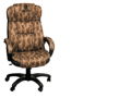 NWTF Office Chair Mossy Oak Bottomland Camo with NWTF Logo
