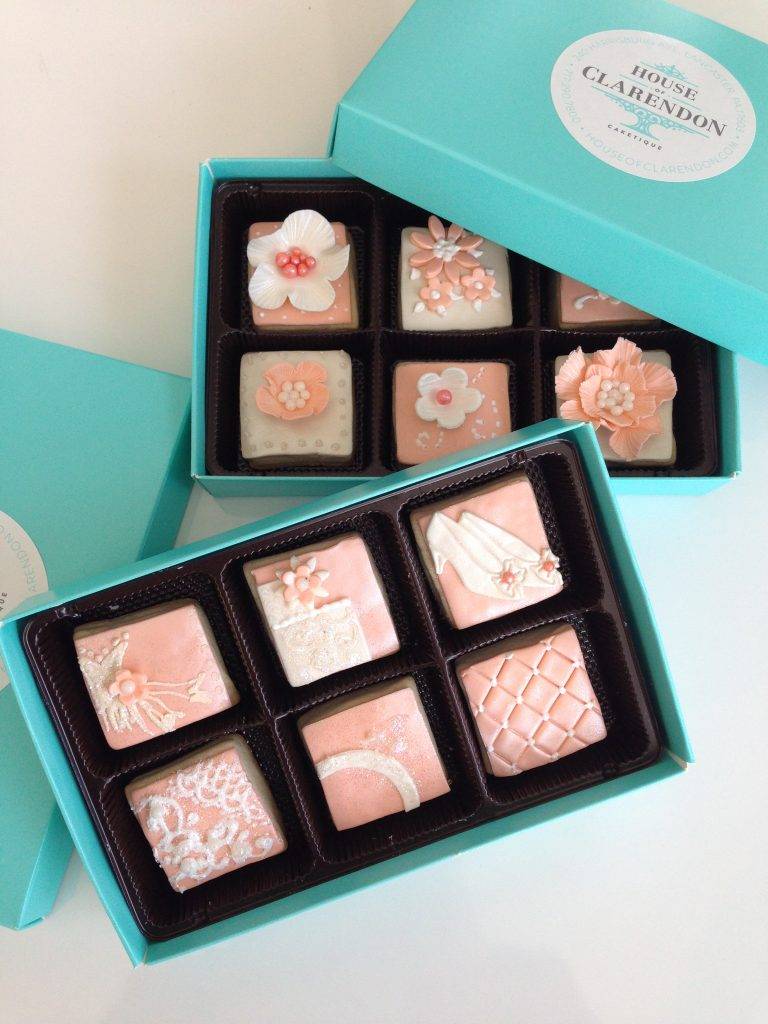 Pink mini desserts