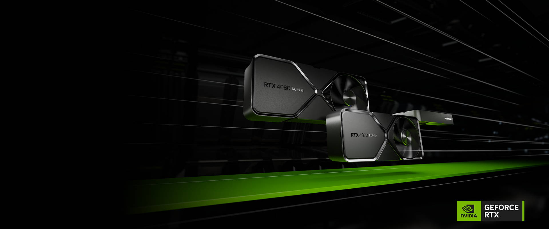 Get superpowers with the new  GeForce RTX™ 40 SUPER Series