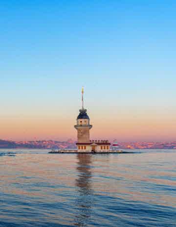 Capture the golden hour as you sail