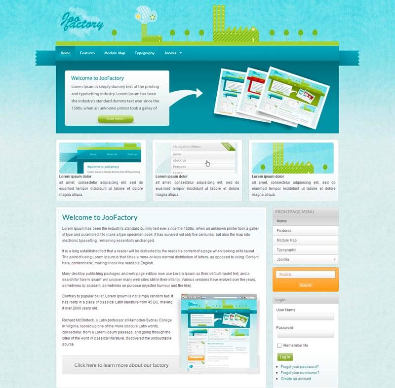 CloudTravel - шаблон для CMS Joomla