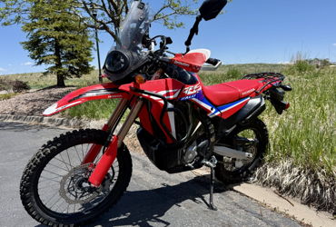 2023 HONDA CRF300L RALLY motorcycle for rent near Golden, CO