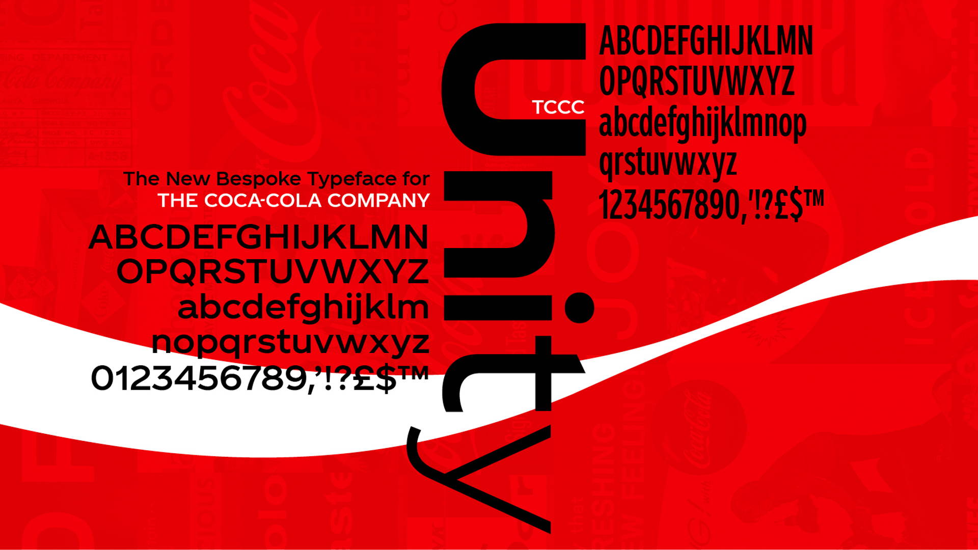 Featured image for Introducing TCCC Unity: A Bespoke Typeface from an Iconic Soda Brand