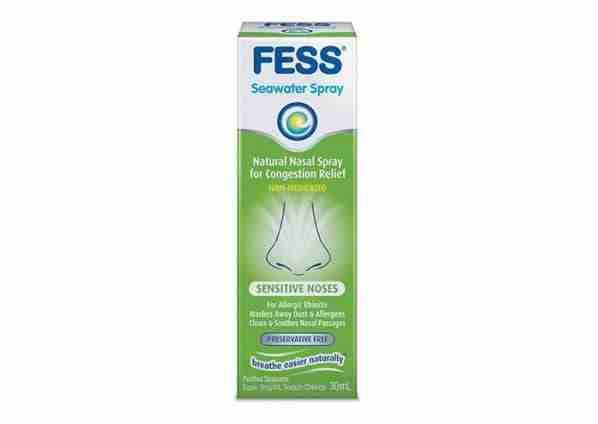 Fess Nasal Seawater Spray For Sensitive Noses 30Ml