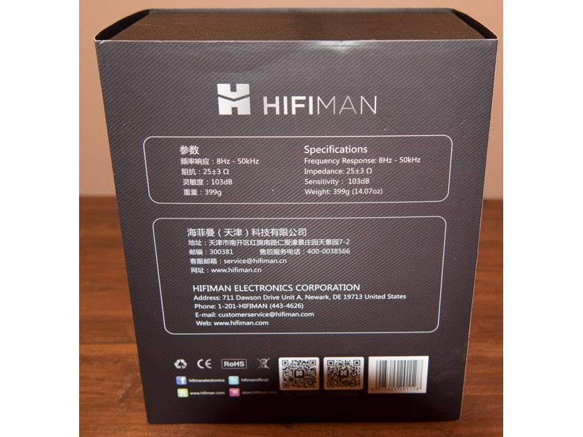 HiFiMAN Edition X V1 Planar Magnetic Headphones - [ Beautiful / Incredibly Dynamic / Low Hours ]