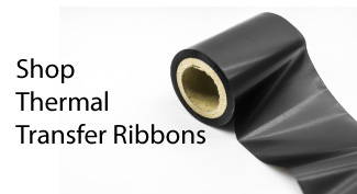 Thermal transfer ribbons for label printing