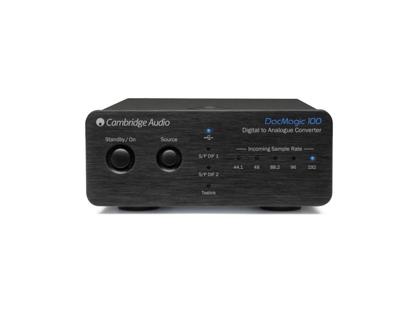 CAMBRIDGE AUDIO DacMagic 100 Digital to  Analogue Converter: Mint Condition B-Stock; Full Manufacturer's Warranty; Black; 33% Off