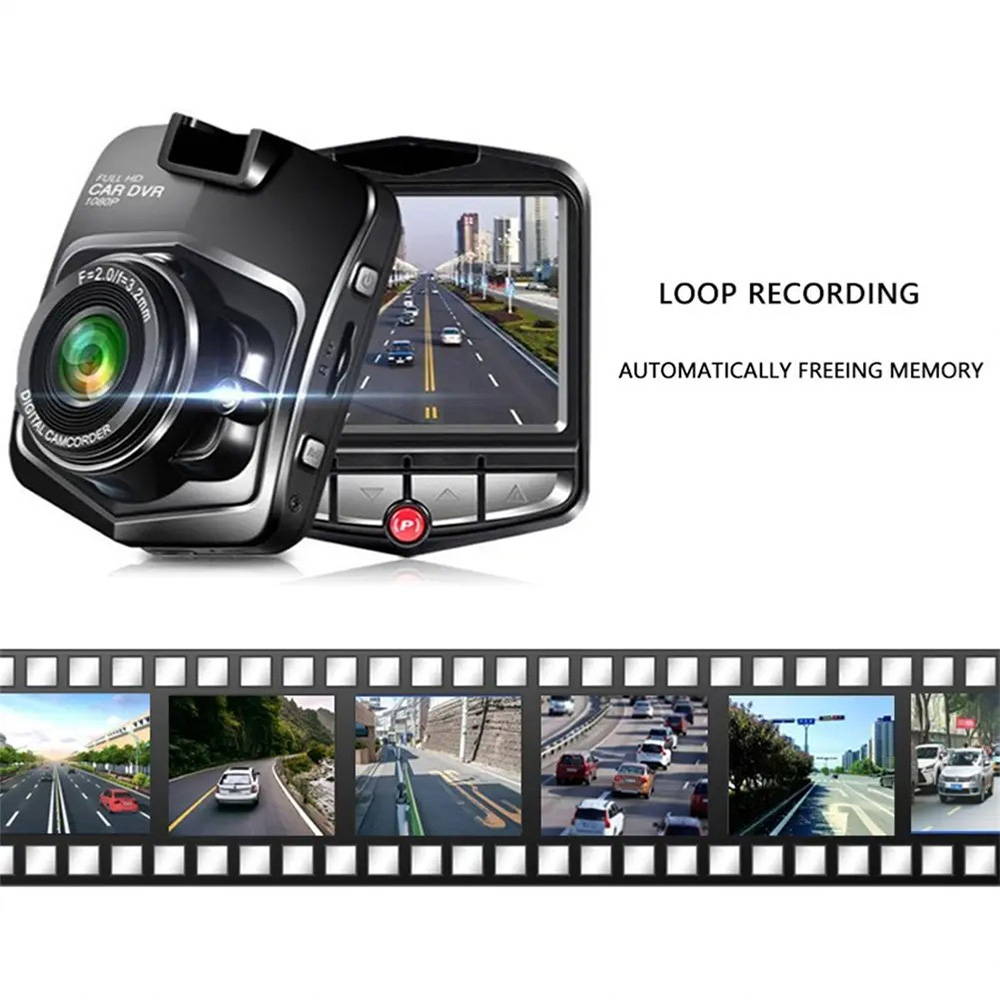 Dashcam voiture HD 1080p avec enregistrement en boucle