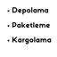 Depolama Paketleme Kargolama Hizmet Paketi