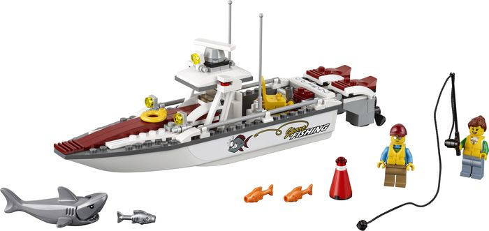 LEGO City Fishing Boat 60147 Creative Play Toy