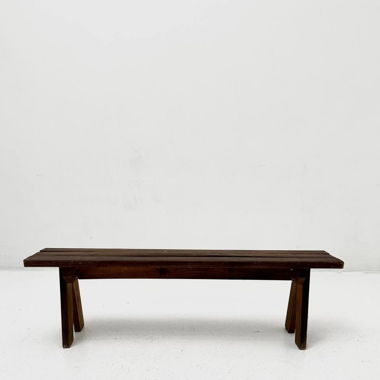 Vintage Holzbank/Bänkli aus Eiche, 1950er Jahre