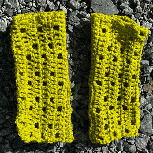 Holey Wrist Warmers