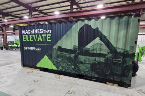 Container Vinyl Wrap - Merlo America Container Vinyl Wrap - Merlo America