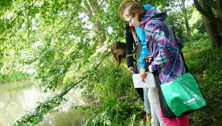 geocaching in düsseldorf blick aufs wasser