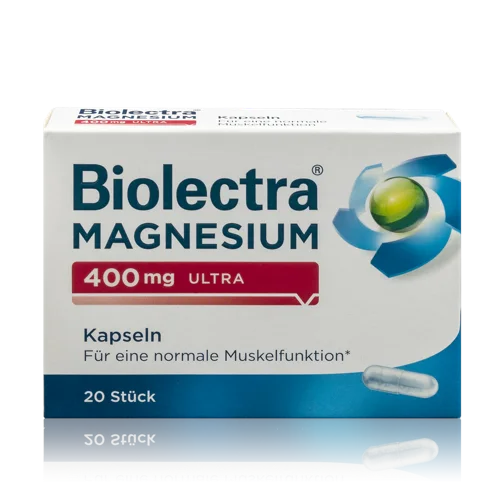 Biolectra Magnesium 400 mg Ultra für eine normale Muskelfunktion